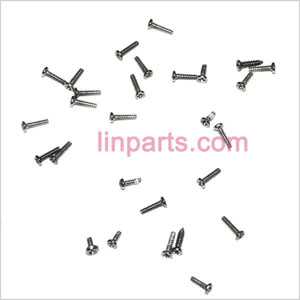 LinParts.com - UDI RC U810 U810A Spare Parts: screws pack set