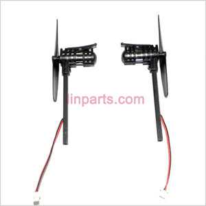 LinParts.com - UDI RC U816 U816A Spare Parts: Positive + Reverse motor with Black blade