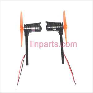 LinParts.com - UDI RC U816 U816A Spare Parts: Positive + Reverse motor with Yellow blade