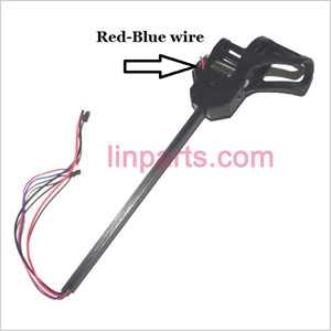 LinParts.com - UDI RC U817A U818A Spare Parts: Side set(Red/Blue wire)short shaft