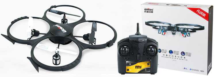 LinParts.com - UDI U819A Headless Mode HD 720P Video Camera 4CH 6-Axis Gyro RC Quadcopter