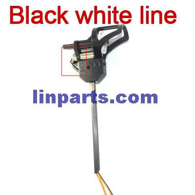 LinParts.com - UDI U819A RC QuadCopter Spare Parts: 1pcs Side set[main motor of black and white lines](short shaft)