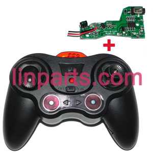 LinParts.com - UDI RC Helicopter U821 Spare Parts: Remote Control/Transmitter+PCB/Controller Equipement