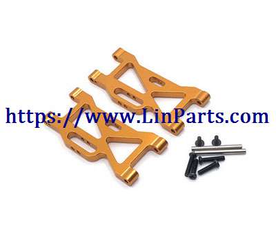 LinParts.com - WLtoys 104001 RC Car spare parts: Metal upgrade Front swing arm group[wltoys-104001-1858]Golden