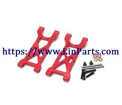 LinParts.com - WLtoys 104001 RC Car spare parts: Metal upgrade Back swing arm group[wltoys-104001-1859]Red