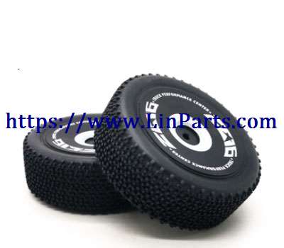 LinParts.com - WLtoys 124018 RC Car spare parts: Front tire assembly[wltoys-124018-1841]