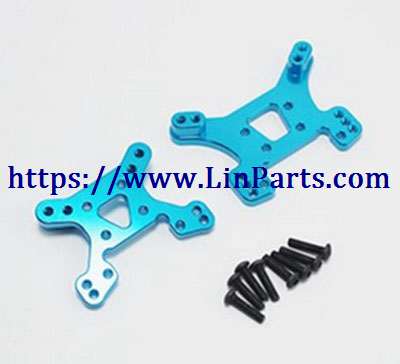 LinParts.com - WLtoys 124019 RC Car spare parts: Metal upgrade Shock absorber assembly[wltoys-124019-1833]Blue