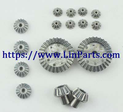 LinParts.com - WLtoys 124019 RC Car spare parts: Differential gear package [16pcs]