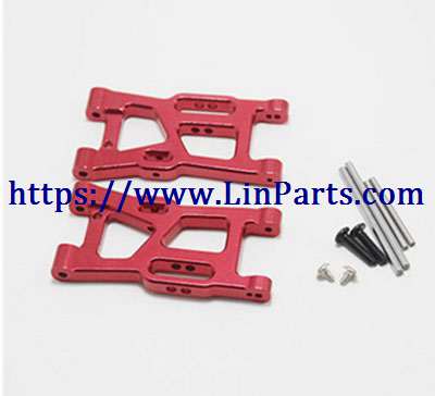LinParts.com - WLtoys 124019 RC Car spare parts: Upgrade metal Swing arm group[wltoys-124019-1250]Red