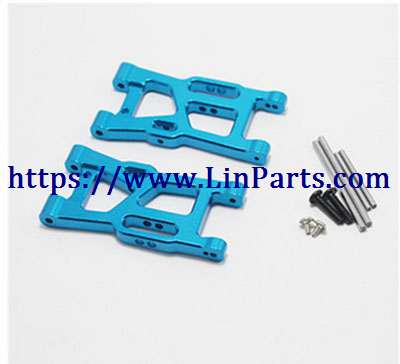 LinParts.com - WLtoys 124019 RC Car spare parts: Upgrade metal Swing arm group[wltoys-124019-1250]Blue