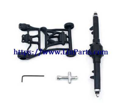 LinParts.com - Wltoys 12428 RC Car Spare Parts: Rear Axle+Rear Differntial Gear Group[Assemble well]+Wheels wrench+Screw wrench+Rear anti-collision frame+Screw set