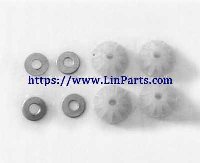 LinParts.com - Wltoys 12428 A RC Car Spare Parts: 12T differential asteroid tooth set 12428 A-1156
