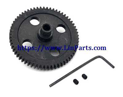 LinParts.com - Wltoys 12428 C RC Car Spare Parts: Upgrade 62T reduction gear