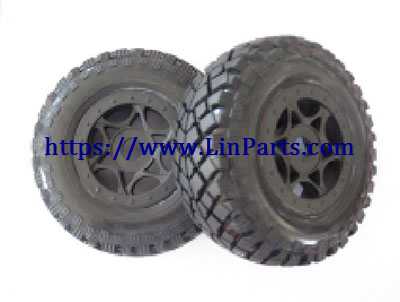 LinParts.com - Wltoys A929 RC Car Spare Parts: Tire right 2pcs A929-01