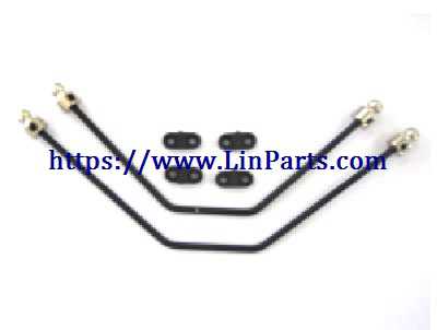 LinParts.com - Wltoys A929 RC Car Spare Parts: Anti-roll bar 2pcs + anti-roll bar ball 2pcs + anti-roll bar positioning seat 2pcs A929-12