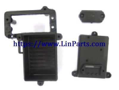LinParts.com - Wltoys A929 RC Car Spare Parts: Receiving case bottom cover + receiving box top cover + receiving box cooling cover A929-18