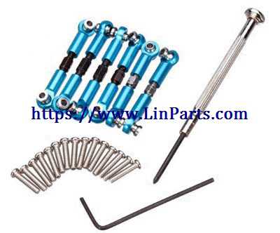 LinParts.com - Wltoys A959-A RC Car Spare Parts: Upgrade Metal Adjustable Rods