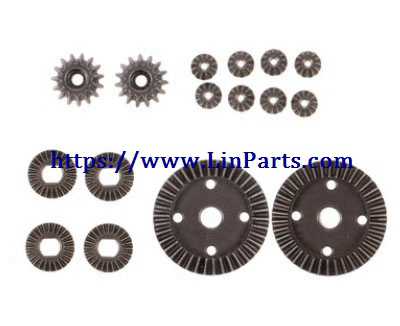 LinParts.com - Wltoys A959 RC Car Spare Parts: Metal upgrade differential gear set