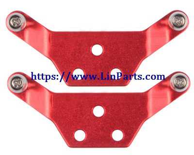LinParts.com - Wltoys K969 RC Car Spare Parts: Upgrade metal Shock absorber [Red]