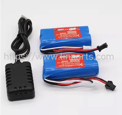 LinParts.com - WLtoys WL 14600 RC Car Spare Parts: 1 to 2 Charger + Battery