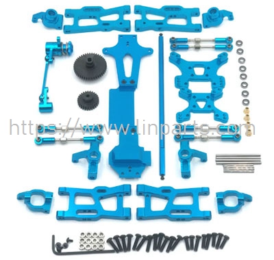 LinParts.com - WLtoys WL 144010 RC Car Spare Parts: Metal upgraded parts set