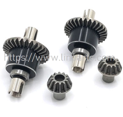 LinParts.com - WLtoys WL 144010 RC Car Spare Parts: Metal upgraded Front and rear differential