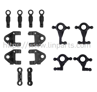 LinParts.com - WLtoys 284010 RC Car Spare Parts: Steering cup Upper arm Rear ball lever 2 Swing arm
