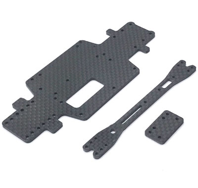 LinParts.com - Wltoys 284131 Upgrade Metal RC Car Spare Parts: Carbon fiber bottom plate+second layer plate