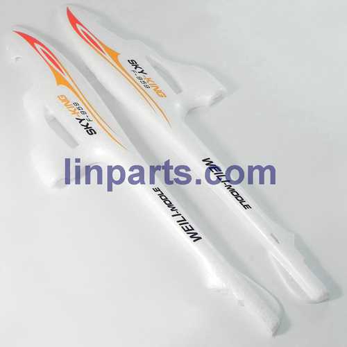 LinParts.com - XK A700 A700-A A700-B A700-C RC Airplane Spare Parts: Body set(Orange)