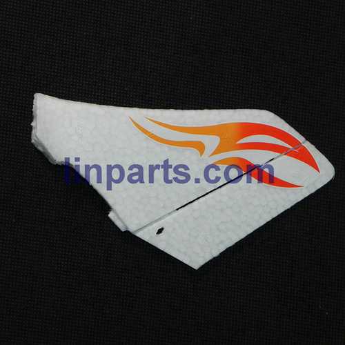 LinParts.com - WLtoys F959S Sky King RC Airplane Spare Parts: Vertical tail(Orange)