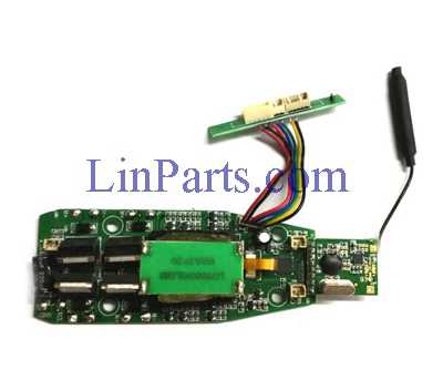 LinParts.com - Wltoys Q393 Q393-A Q393-E Q393-C RC Quadcopter Spare Parts: Receiver board assembly (including gyroscope)