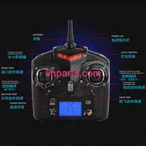 LinParts.com - WLtoys WL V252 Helicopter Spare Parts: Remote Control/Transmitter