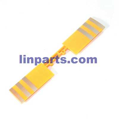 LinParts.com - JJRC V915 RC Helicopter Spare Parts: Tail wing (Yellow)
