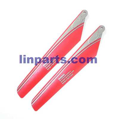 LinParts.com - WLtoys V915-A RC Helicopter Spare Parts: Main blades propellers (Red)