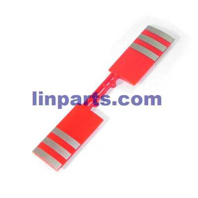 LinParts.com - WLtoys V915-A RC Helicopter Spare Parts: Tail wing (Red)