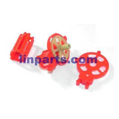 LinParts.com - WLtoys V915-A RC Helicopter Spare Parts: Tail motor deck set [Red]
