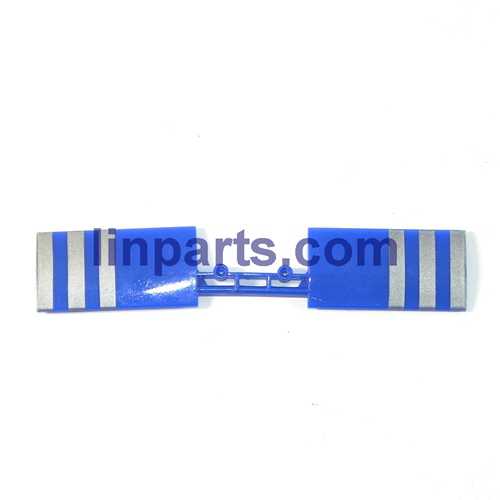 LinParts.com - JJRC V915 RC Helicopter Spare Parts: Tail wing (Blue)