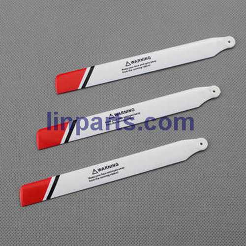LinParts.com - JJRC JJ350 RC Helicopter Spare Parts: main blades propellers(Red-White)
