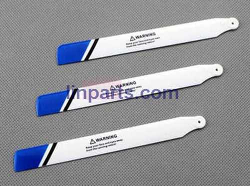 LinParts.com - JJRC JJ350 RC Helicopter Spare Parts: main blades propellers(Blue-White)