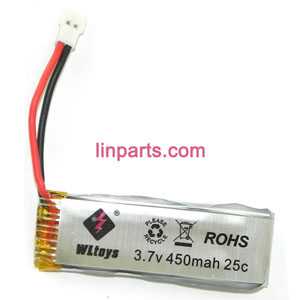 LinParts.com - XK K110S Helicopter Spare Parts: battery (3.7V 450mAh)