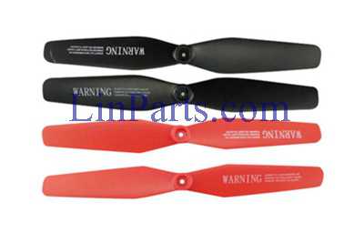 LinParts.com - SYMA X54HC X54HW RC Quadcopter Spare Parts: Blades set [Black+Red]