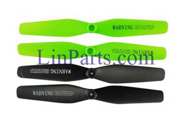 LinParts.com - SYMA X54HC X54HW RC Quadcopter Spare Parts: Blades set [Black+Green]
