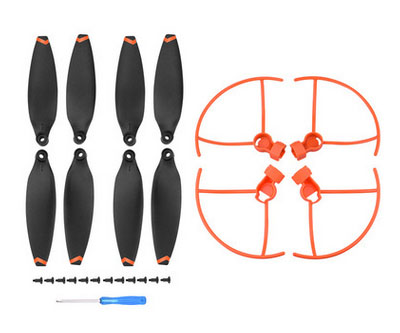LinParts.com - XIAOMI FIMI X8 MINI Drone spare parts: Propeller + landing gear red