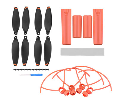 LinParts.com - XIAOMI FIMI X8 MINI Drone spare parts: Propeller + landing gear + Protective frame red