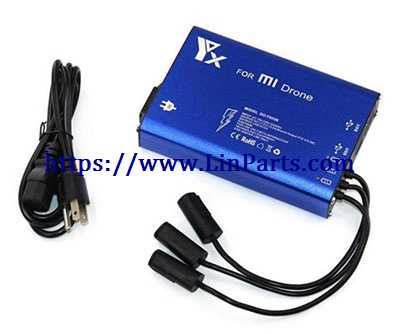LinParts.com - Xiaomi Mi Drone RC Quadcopter Spare Parts: 3 in 1 Battery And Transimitter Charger 