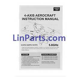 LinParts.com - XinLin X163 X163F RC Quadcopter Spare Parts: Manual book