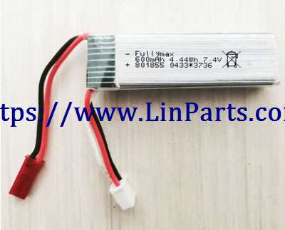 LinParts.com - XK A160 RC Airplane spare parts: 7.4V 600mAh Battery