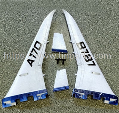 LinParts.com - XK A170 RC Airplane Spare Parts: Main wing foam group
