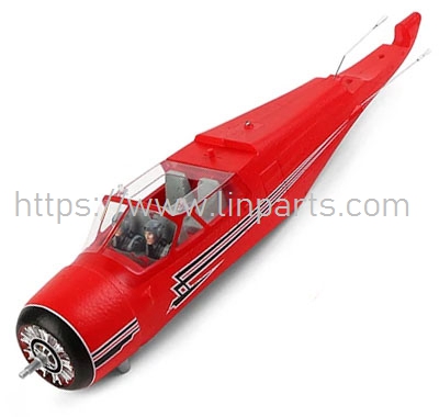 LinParts.com - XK A300 RC Airplane Spare Parts: Fuselage set Red