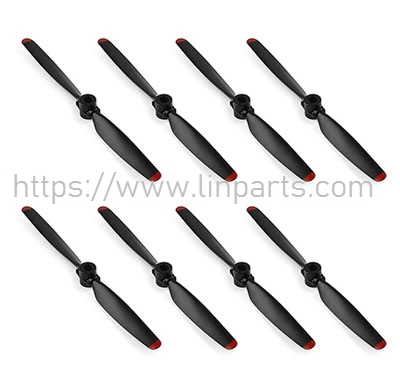 LinParts.com - XK A300 RC Airplane Spare Parts: Propeller Red 8pcs
